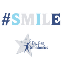 drgenorthodontics smile braces invisalign orthodontics Sticker