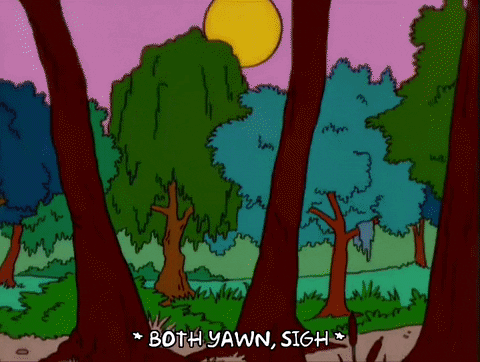 tired bart simpson GIF