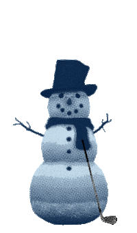 Golf Course Snow Sticker by Shop with Golf