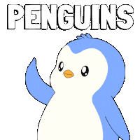 Penguin Huddle Sticker by Pudgy Penguins