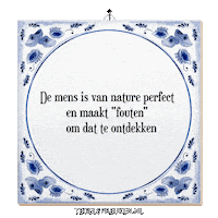 Humor Reflectie Sticker by Tegelspreuken.nl