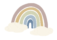 Rainbow Illustration Sticker by softspot.baby