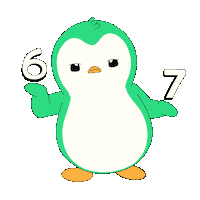 Penguin Sticker by Abster