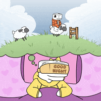 Good Night Sleep GIF by Ordinary Friends