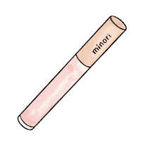 Myminori makeup lipgloss cleanbeauty line art Sticker