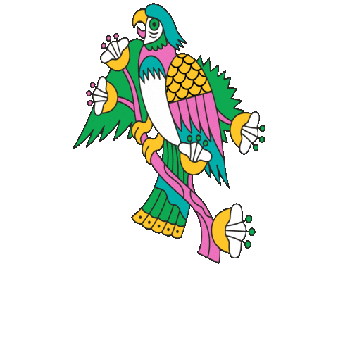 maevechocolate giphygifmaker animal bird tropical Sticker