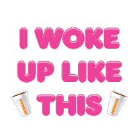 tired dunkin donuts Sticker by Dunkin’