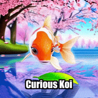 Koi Fish Curiosity GIF by TheConfishius