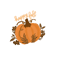 Fall Pumpkin Sticker