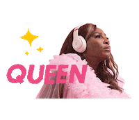 Serena Williams Queen Sticker by Beats by Dre