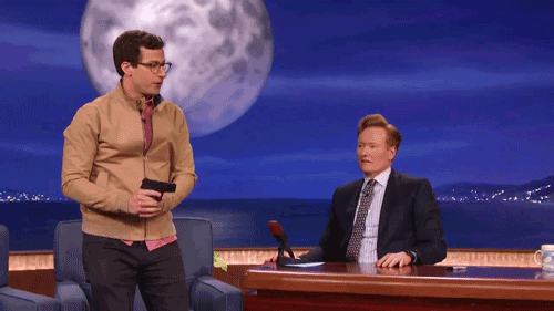 andy samberg GIF by Team Coco
