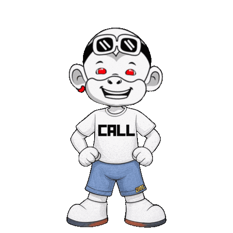 Calling Call Me Sticker by Zhot