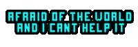 afraid of americans Sticker by Bones UK