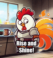 Rise And Shine Morning GIF by Zorooster