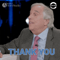Henry Winkler Thank You GIF by Ovation TV