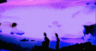TRUMANVISUALS anime sad stars couple GIF