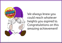 Congratulations Gnome GIF