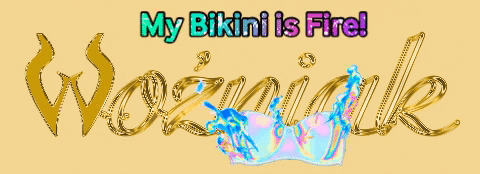 WozniakLLC giphygifmaker giphyattribution sparkle bikini GIF