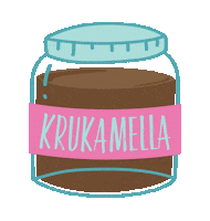 krukampl krukam krukamella pastaorzechowa Sticker