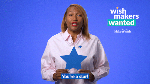 Star World Wish Day GIF by Make-A-Wish America