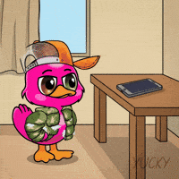 Locked In Phone GIF by Yucky Ducks