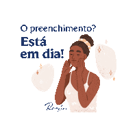 Dermotivin_Galderma skincare selflove harmonizacao preenchimento Sticker