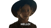Little House On The Prairie Hello Sticker by NETFLIX