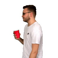 Cheers Red Cup Sticker by anredo