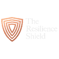 resilienceshield logo teamwork leadership shield Sticker