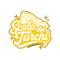 Scaladeiturchi Sticker by Viaggio in Sicilia