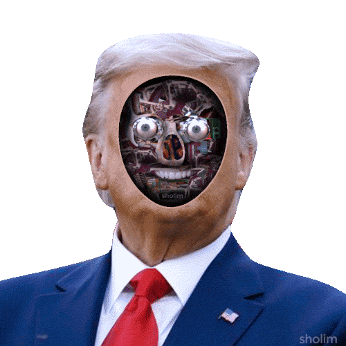 Obey Donald Trump Sticker by Sholim