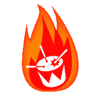 fire Sticker by triple j