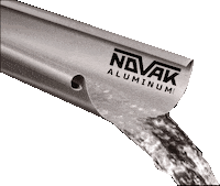 novak_aluminum business novak aluminum novakaluminum Sticker