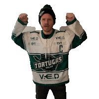 folketspuckhockeyklubb hockey hockey fan tortugas folkets puck Sticker