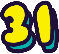 Happy New Year Halloween Sticker