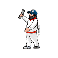 San Fermin Fiesta Sticker by Txikito
