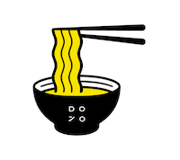 DOJO_do food japan hungry pasta Sticker