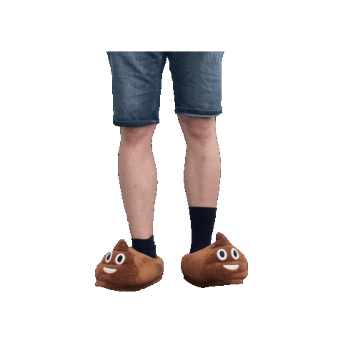 Poo Legs Sticker by studiolution