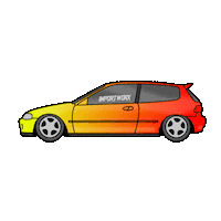 Honda Cars Sticker by ImportWorx