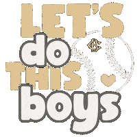 Baseball Team Sticker by LITTLE SHARK AND CO.