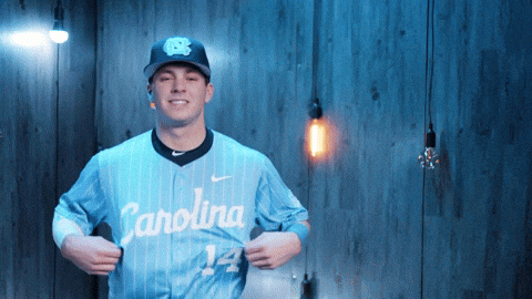 University Of North Carolina Baseball GIF by UNC Tar Heels