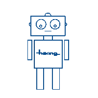 Fun Robot Sticker by haeringkg