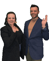 scottyhernandez yes team high five done Sticker