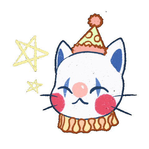 Cat Stars Sticker