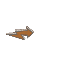 bCreativebybrenna retro arrow point here Sticker