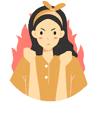 Marah Sticker by Official Kintakun