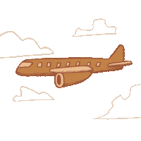 travel sky Sticker by Lost Lily