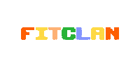 Pixel Fitness Sticker