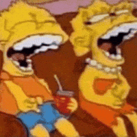The Simpsons Laugh GIF