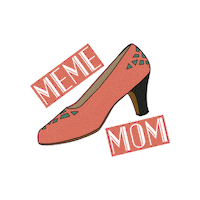 Pink Shoes Vintage Sticker by American Duchess